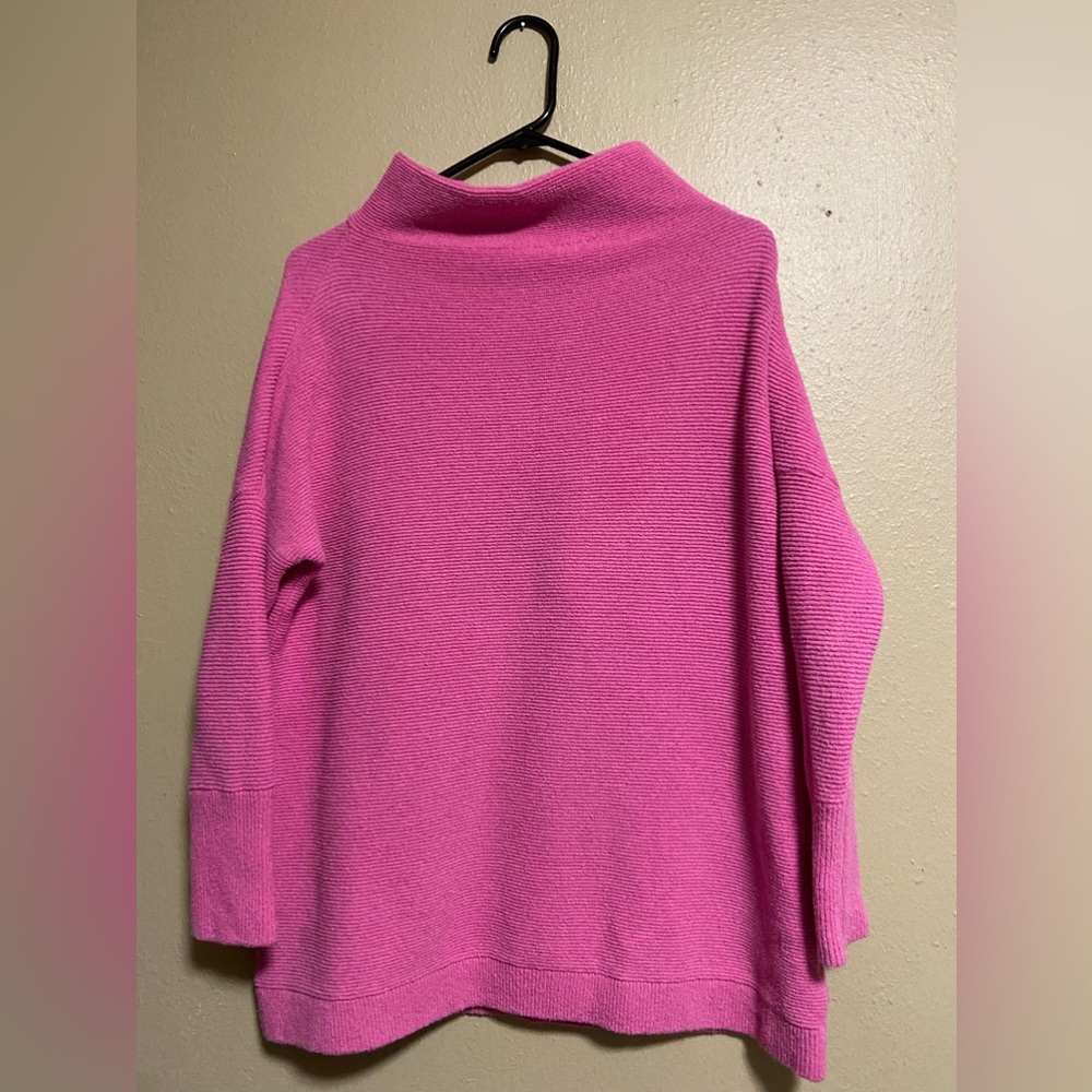 Free People Ottoman Sweater/Hot pink/Size XS